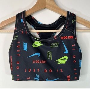 Nike swoosh sports bra